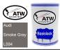 Preview: Audi, Smoke Gray, L594: 500ml Lackdose, von ATW Autoteile West.